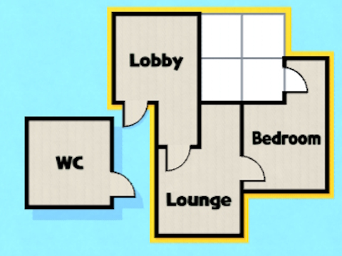 Spiel Zimmer Sortierung - Grundriss  Online