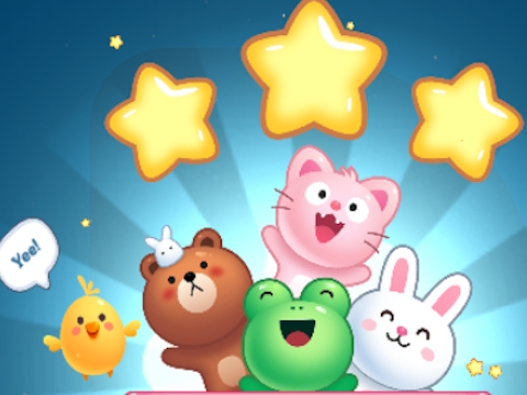 Spiel Animal Merge: Bubble Shooter Online