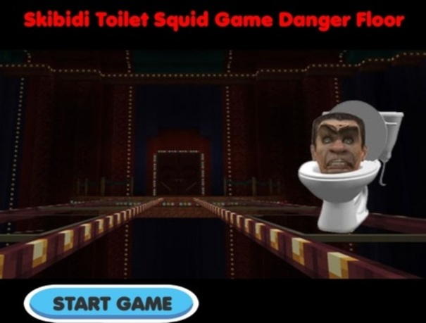 Spiel Skibidi Toiletten -Tintenfisch -Spiel Gefahr Boden  Online