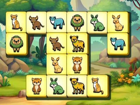 Spiel Tierreich Mahjong  Online