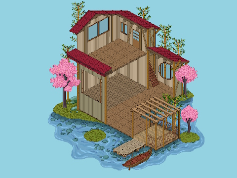 Spiel Pixelhaus  Online