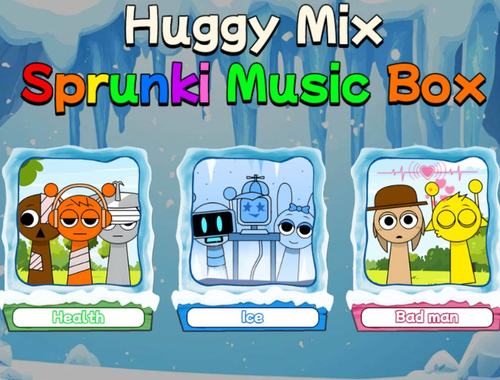 Spiel Huggy Mix Sprunki Music Box Online