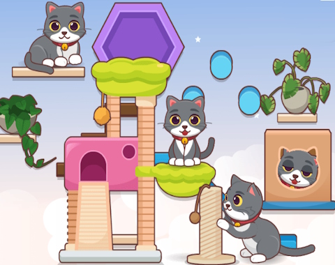 Spiel Dekor my: Kitty Wall  Online