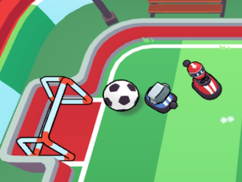 Spiel Stoßfängerwagen Fußball  Online