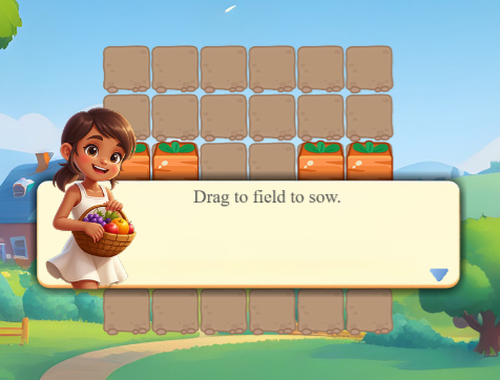 Spiel Gemüse ernten  Online