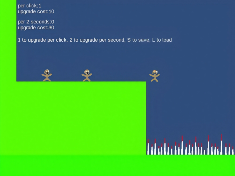 Spiel Schieben Sie die Leute von einem Klippenclicker  Online