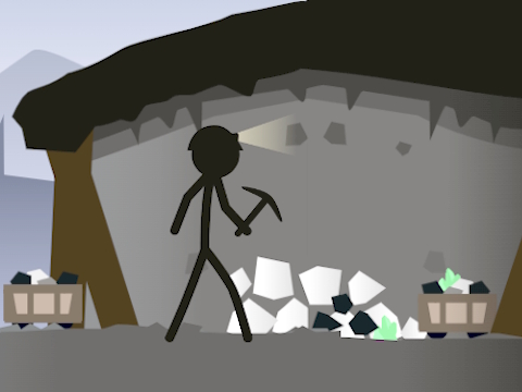 Spiel Stickman Mining Simulator Online