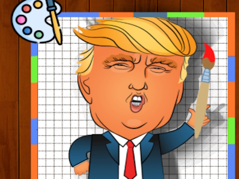 Spiel Trump Malvorlagen  Online