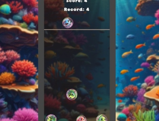 Spiel Fischen Sie Fische im Jahr 2048 zusammen!  Online