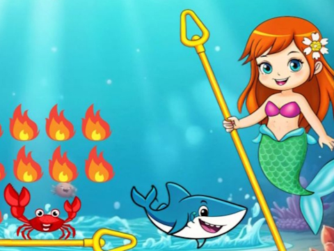 Spiel Prinzessin gegen Hai  Online