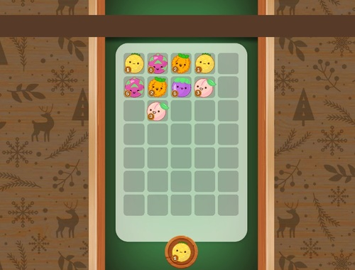 Spiel Fusionsrätsel falten Sie die Wassermelone!  Online