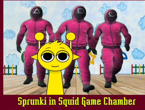 Spiel Sprunki in Tintenfischspielkammer  Online
