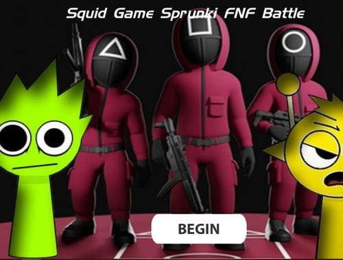 Spiel Squid Game Sprunki FNF Schlacht  Online