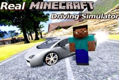 Spiel Echter Minecraft -Fahrsimulator  Online