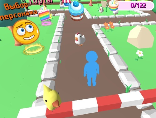 Spiel Obby sammelt süße Kuchen  Online