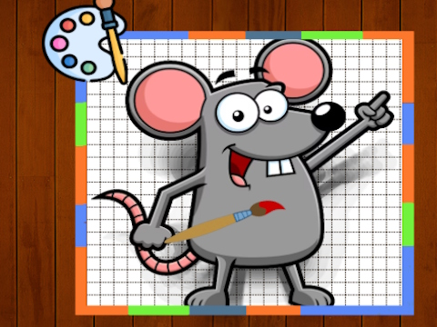 Spiel Lustige Maus Malvorlagen  Online