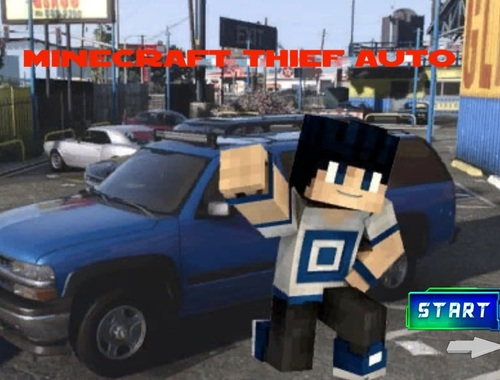 Spiel Minecraft Thief Auto  Online