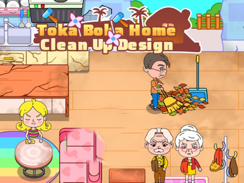 Spiel Toka Boka Home Clean Up Design  Online