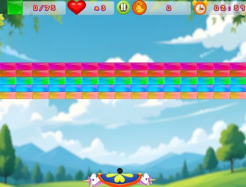 Spiel Block Blaster Unicorn  Online