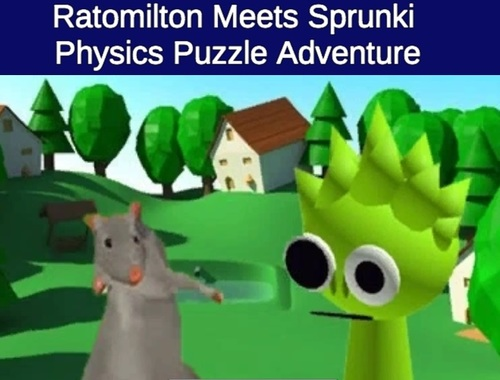 Spiel Rato Milton trifft Sprunki Physik Puzzle Abenteuer  Online