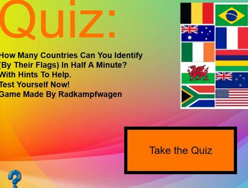 Spiel 30S Easy Flag Quiz  Online