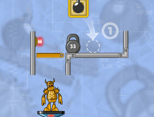 Spiel Crash den Roboter!  Online