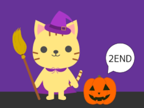 Spiel Katze und Halloween -Flucht  Online