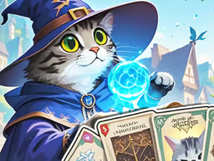 Spiel Puzzle: Katzenkartenarena  Online