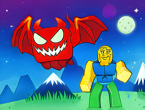 Spiel Obby der legendäre Drache  Online