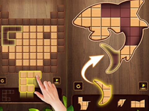 Spiel Woodpuz: Block -Puzzlespiele  Online