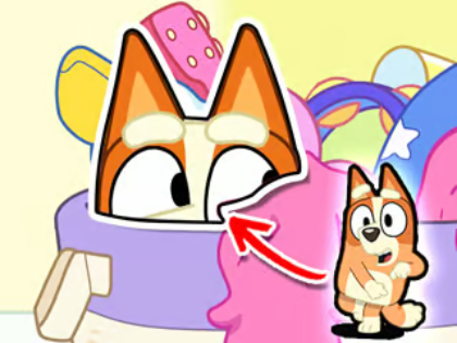 Spiel Puzzle: Bluey Hide & suchen  Online