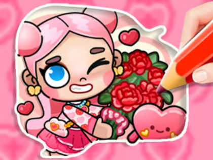 Spiel Malbuch: Avatar Valentinstag's  Online