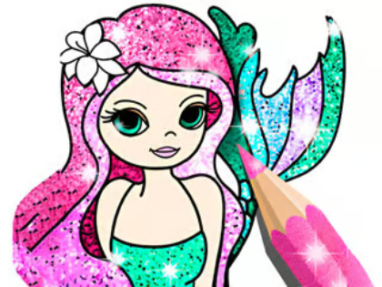 Spiel Malbuch: Little Mermaid  Online