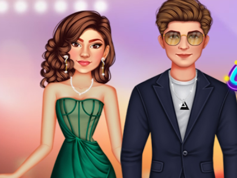 Spiel Promi -Paar roter Teppichmode  Online