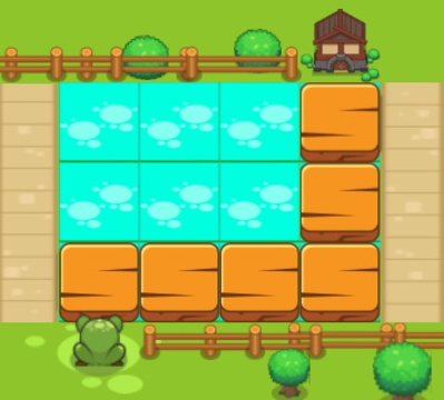 Spiel Frösche finden den Weg  Online