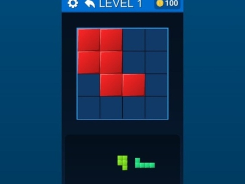 Spiel Puzzleblock füllen ihn vollständig aus  Online