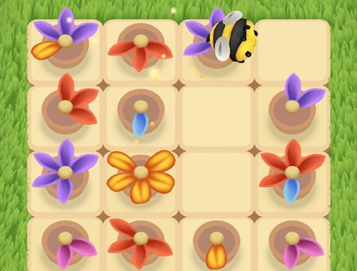 Spiel Blüte Sortierung 2: Bienenrätsel  Online