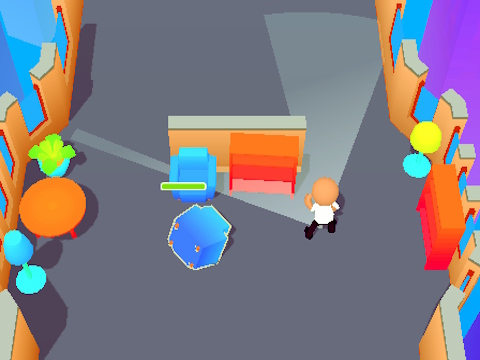 Spiel Schlägeraum: Möbelsimulator  Online