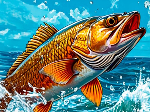 Spiel Russisches Fischen auf See  Online
