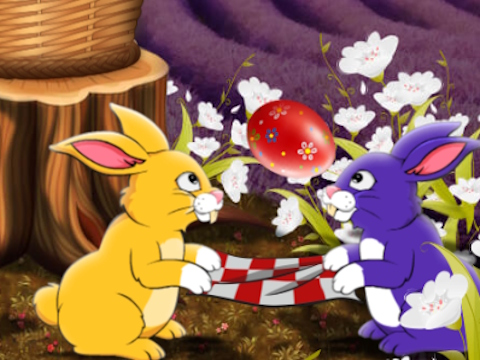 Spiel Eier hüpfen  Online