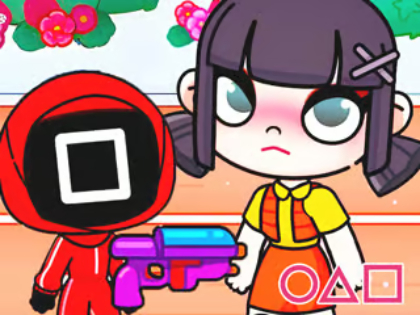 Spiel Puzzle: Squid Game gegen Avatar  Online