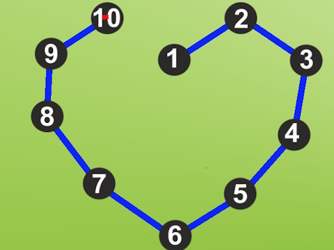 Spiel Formen mit Punkten  Online