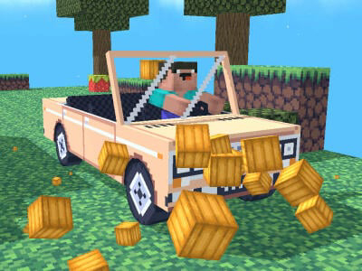 Spiel Noob: Obby in einem Auto  Online