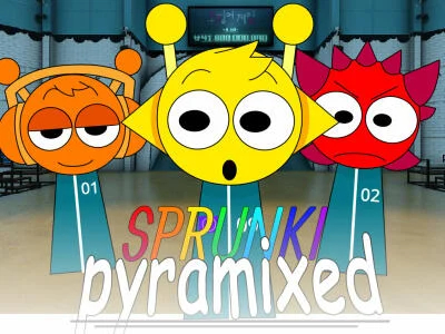 Spiel Sprunki Pyramixed: Tintenfischspiel  Online