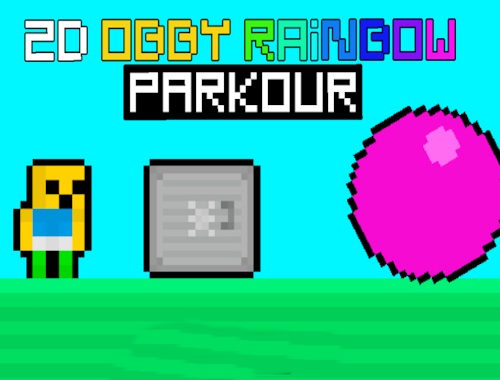 Spiel 2. Obby Rainbow Parkour  Online