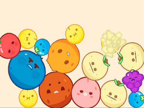 Spiel Früchte zusammenführen: Falten Sie die Wassermelone!  Online