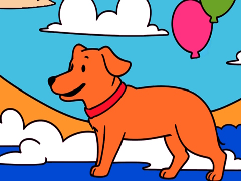 Spiel Farbe nach Code: Yellow Dog  Online