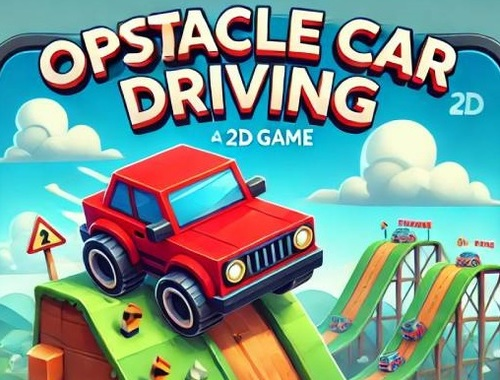 Spiel Hindernisauto fahren  Online