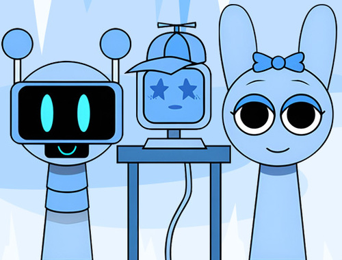 Spiel Huggy Mix Sprunki Music Box  Online