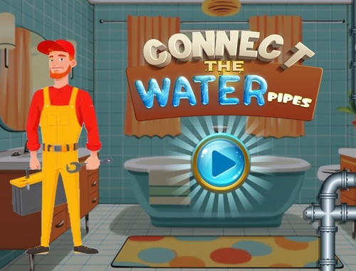 Spiel Schließen Sie die Wasserrohre an  Online